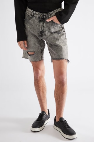 Bermuda en jean - Gris foncé