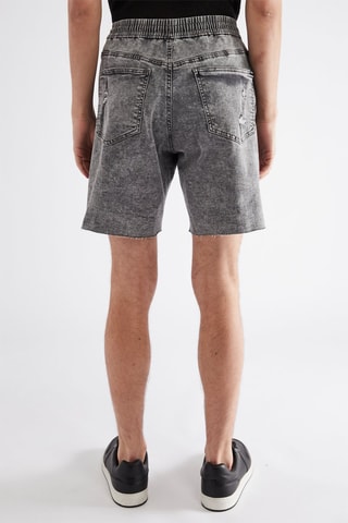 Bermuda en jean - Noir chiné