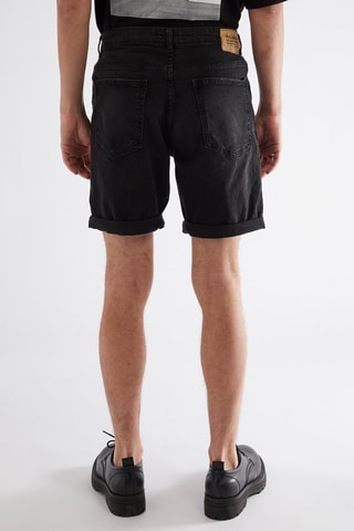 Bermuda en jean - Noir