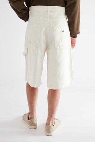 Bermuda en jean - Blanc