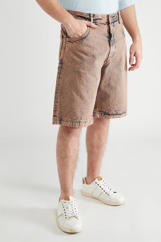 Bermuda en jean - Marron