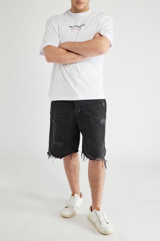 Bermuda en jean - Noir