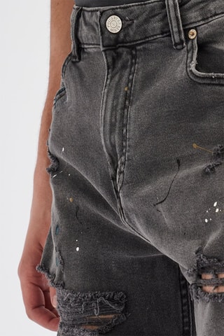 Bermuda en jean - Noir