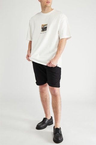 Bermuda en jean - Noir