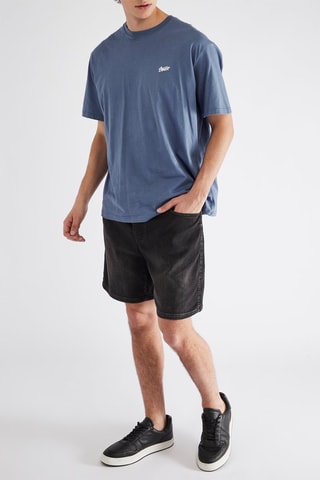 Bermuda en jean - Noir