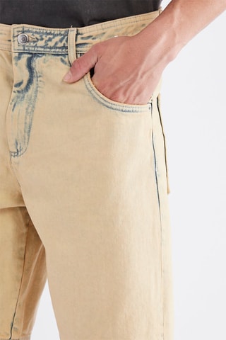 Bermuda en jean - Beige