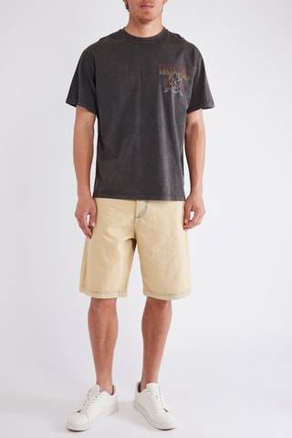 Bermuda en jean - Beige