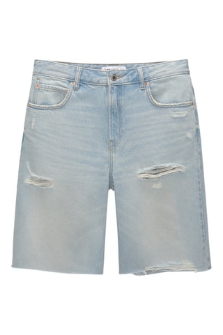 Bermuda en jean - Bleu clair