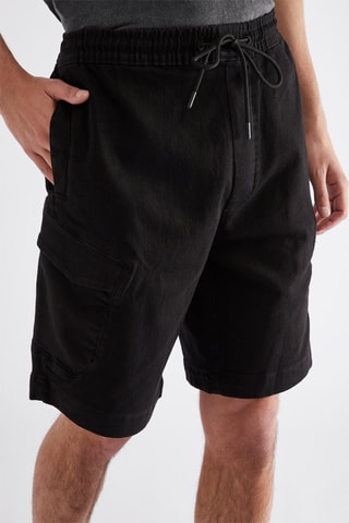 Bermuda en jean - Noir