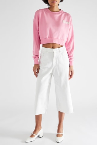 Bermuda long oversize - Blanc