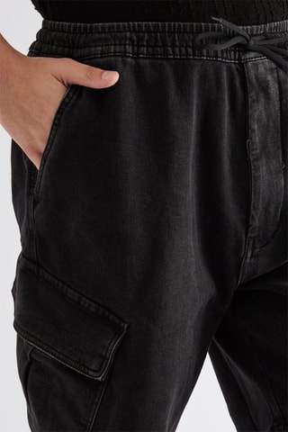 Bermuda en jean - Noir