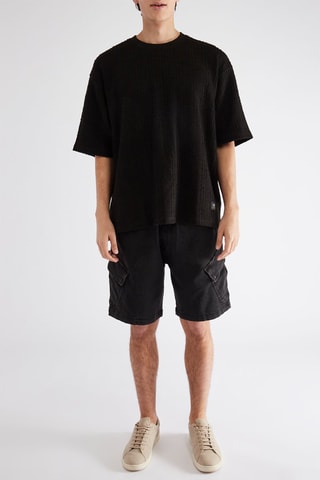 Bermuda en jean - Noir