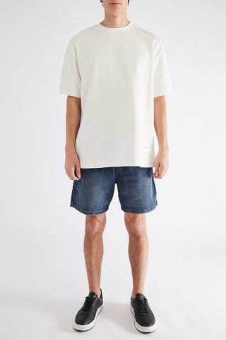 Bermuda en jean - Bleu foncé