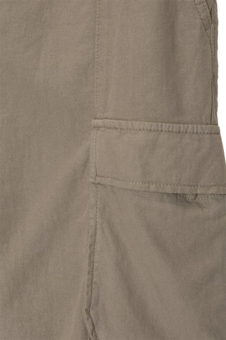 Bermuda en lin - Kaki