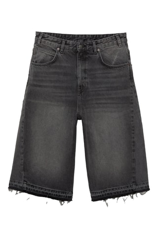 Bermuda en jean - Anthracite