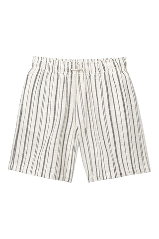 Bermuda - Ecru et noir