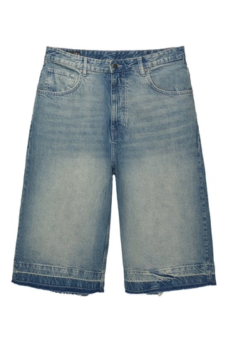 Bermuda en jean - Bleu foncé