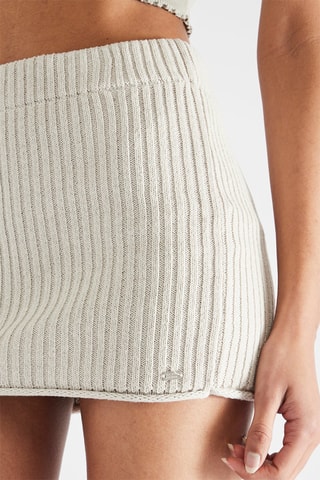 Minijupe - Gris clair