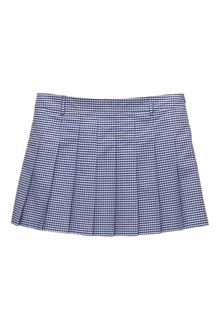 Minijupe plissée - Bleu roi