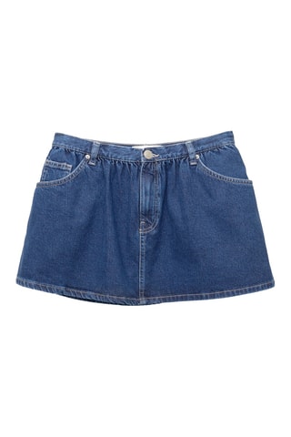 Minijupe en jean - Bleu