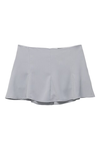 Jupe patineuse - Gris clair