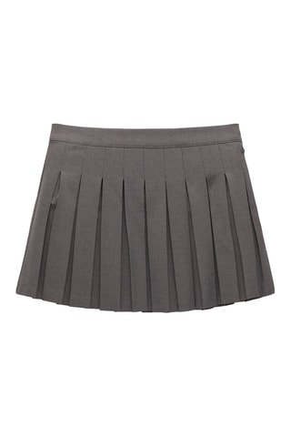 Jupe plissée - Gris foncé 