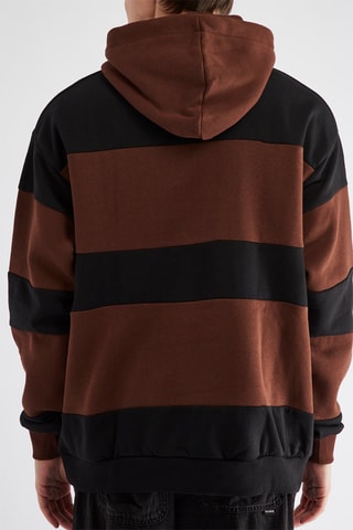 Sweat à capuche - Marron et noir