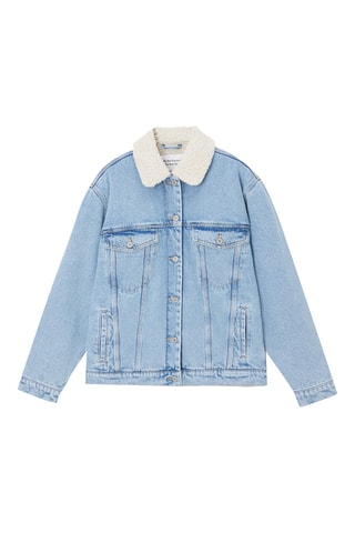 Blouson oversize en jean - Bleu clair