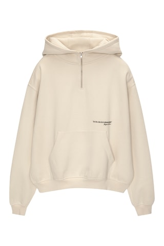Sweat à capuche - Beige