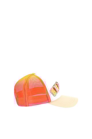 Casquette - Blanc et orange