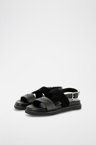 Sandali in pelle - Nero - DKNY