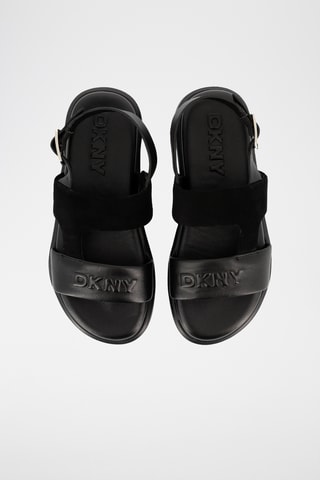 Sandali in pelle - Nero - DKNY