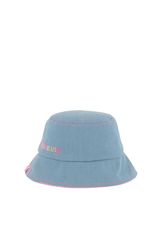 Cappello da pescatore double face - Rosa e cobalto