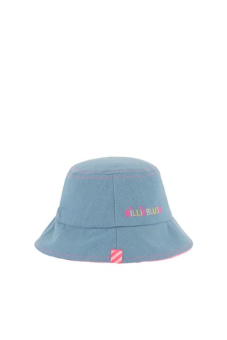 Cappello da pescatore double face - Rosa e cobalto