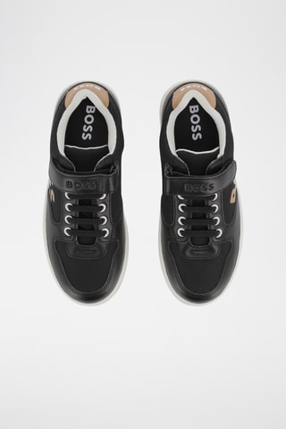 Sneakers in pelle - Nero - Boss