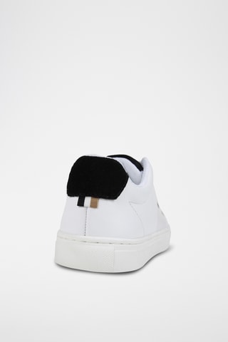 Baskets en cuir - Noir et blanc - Boss