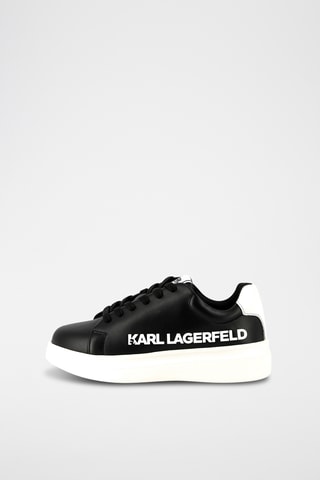 Baskets plateformes en cuir - Noir - Karl Lagerfeld