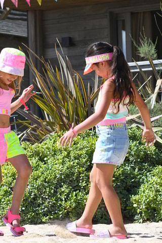 Débardeur - Rose et jaune - Billieblush