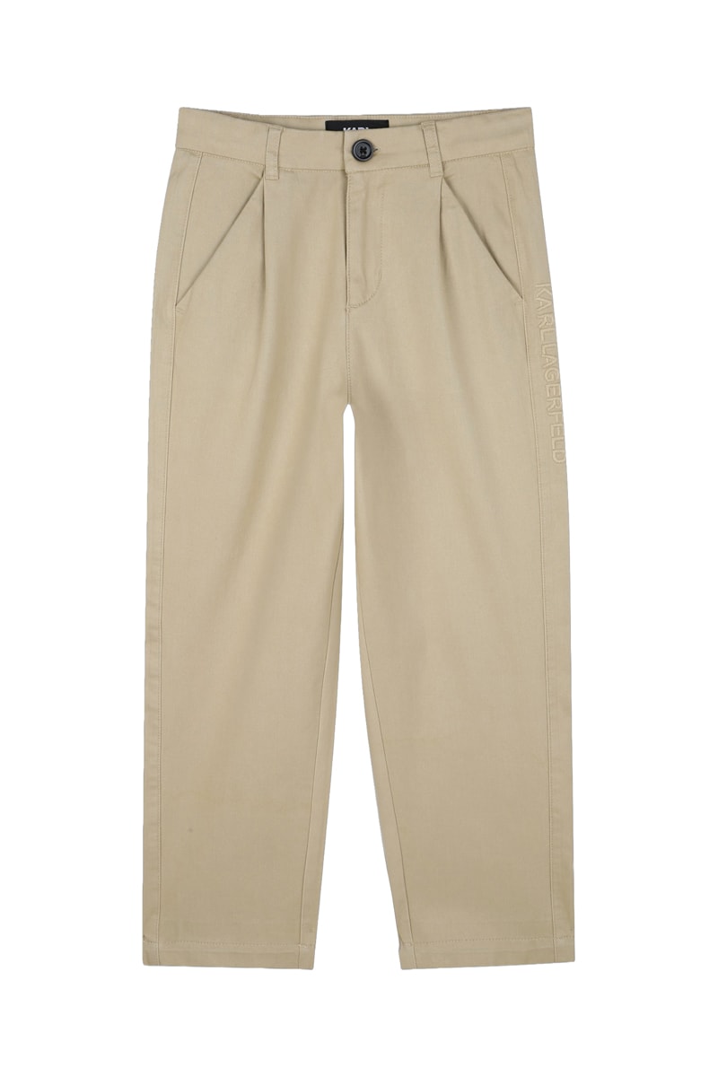 Karl Lagerfeld Beige Pantalón