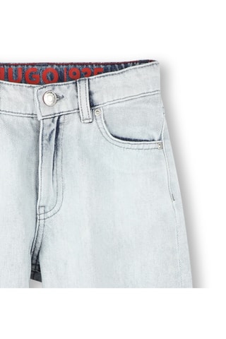 Jean dip and dye - Blanc et bleu cobalt - Hugo