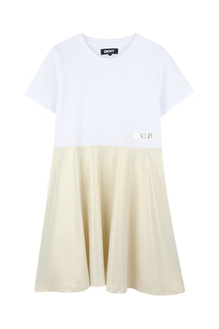 Abito a campana - Bianco - DKNY