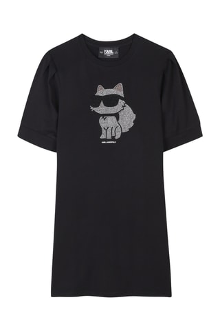Robe t-shirt - Noir - Karl Lagerfeld