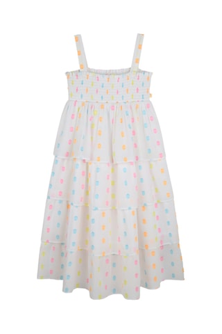 Robe volantée - Blanc