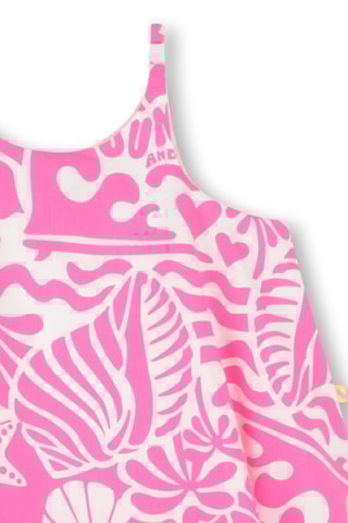 Robe volantée - Corail