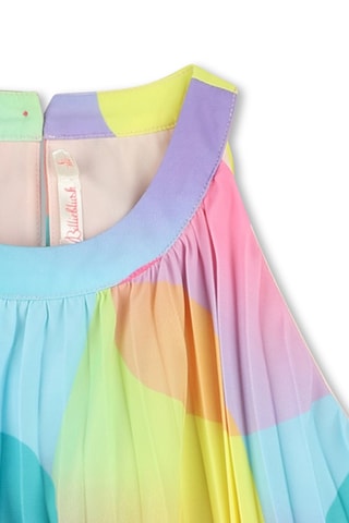 Robe plissée - Turquoise