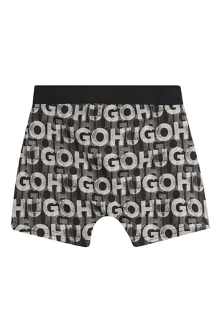 2 boxers - Noir et gris - Hugo