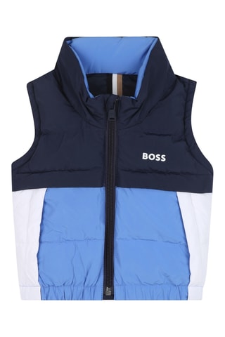 Doudoune sans manches - Bleu - Boss