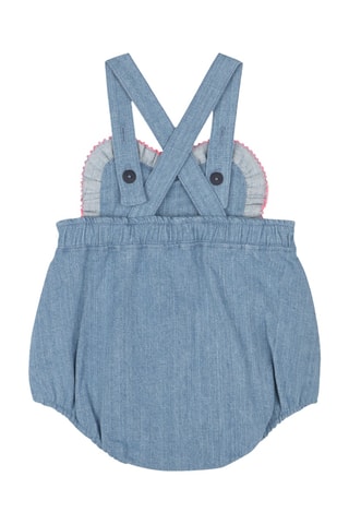 Pagliaccetto in jeans - Cobalto