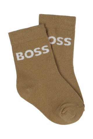3 paires de chaussettes - Noir, blanc et marron - Boss