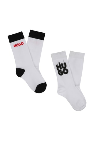 2 paires de chaussettes - Blanc - Hugo